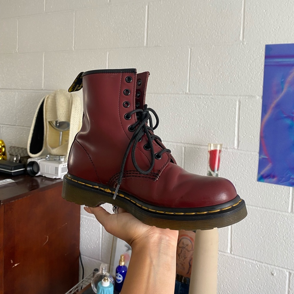 Burgundy Dr Martens